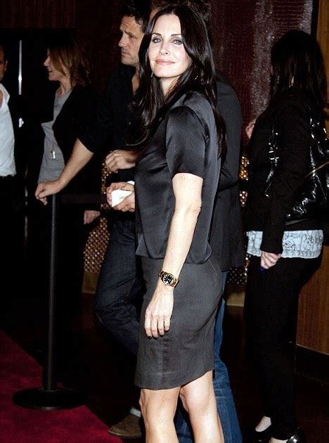 Cougar Courteney Cox prowls around in just her underwear